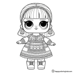 Lol surprise dolls series 4 coloring pages
