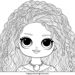 Lol surprise omg dolls coloring pages printable
