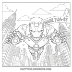 Mark 7:24-37 coloring pages -iron man