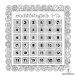 Multiplication coloring sheets 5th grade