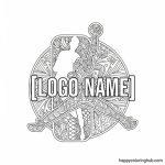 Nba basketball logos coloring pages