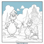New grinch coloring pages