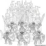 Nexo knight coloring page