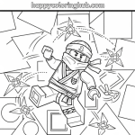 Ninjas lego coloring pages