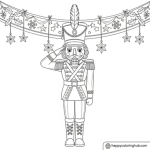 Nutcracker soldier coloring pages