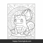 Pokemon adult coloring book