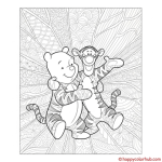 Pooh coloring pages