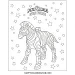 Power rangers wild force zebra zord coloring pages