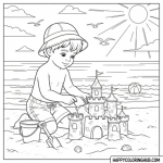 Precious moments coloring pages little boy