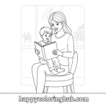 Printable adult color pages free no download about moms