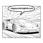 Printable coloring pages lamborghini