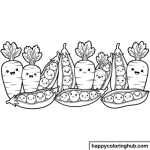 Printable coloring pages vegetables