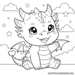Printable dragon coloring pages for adults