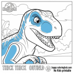 Printable lego jurassic world coloring pages