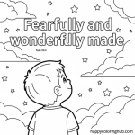 Psalm 139 14 coloring page
