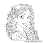 Rapunzel coloring