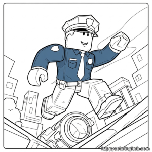 Roblox jailbreak coloring pages