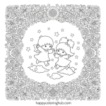 Sanrio colouring pages