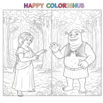 Shrek coloring pages