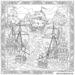 Spanish american war coloring pages