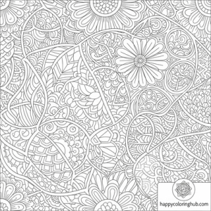 Therapeutic coloring pages pdf – Happy Coloring Hub – Free Printable ...