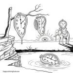 Trippy coloring pages