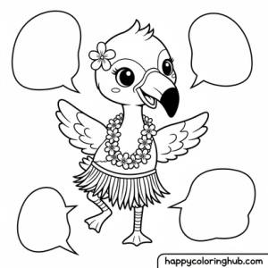 Tropical design color pages – Happy Coloring Hub – Free Printable ...