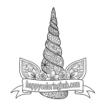 Unicorn printable lol coloring pages