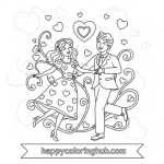 Valentines day adult coloring pages