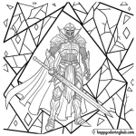 Vampire knight coloring page