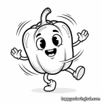 Vegetable color pages for preschoolers