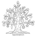 Winter coloring pages for adults pdf