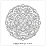 Yoga coloring pages free printable