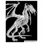 Yugioh coloring pages blue eyes white dragon