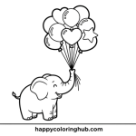 Zoo animal coloring pages to print
