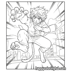 Fruits basket coloring page