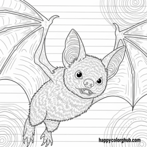 Easy vintage vampires coloring page