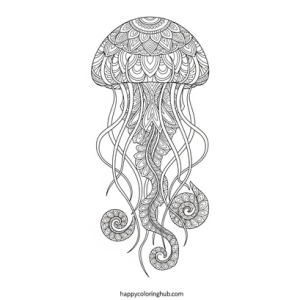 Under the sea coloring page