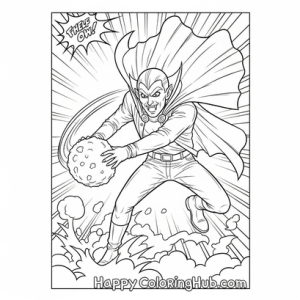 Vampires winter coloring pages