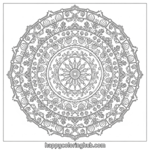 Beautiful pixel art beaches coloring page