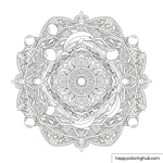 Dolphins birthday coloring page