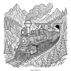 My first coloring page of vehicles