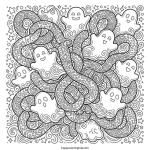 Retro 90s candy coloring page for adults