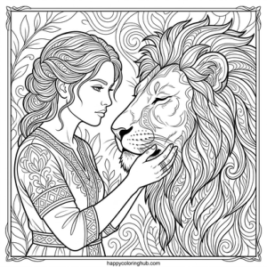 Victorian tarot cards coloring pages