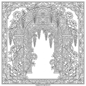 Grandparents day coloring page
