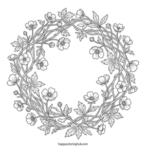 Buttercup coloring page for adults