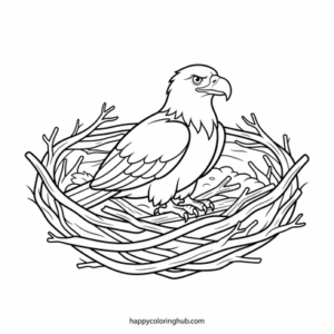 Eagle coloring page