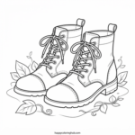 Grayscale fashion coloring page for adults