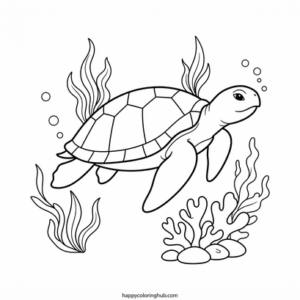 Doodle zoos coloring page for adults
