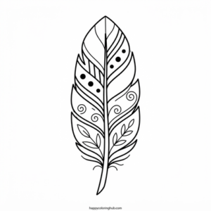 Stained glass geometric coloring page